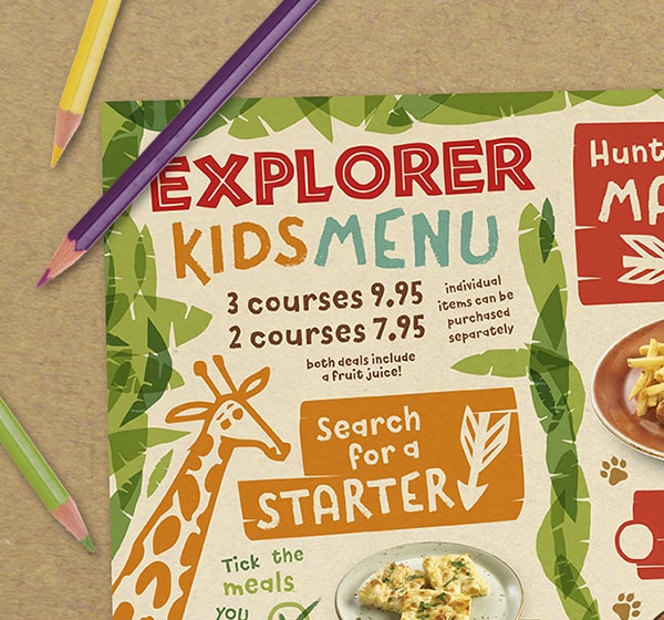 Wild Zoo Menus - Allen Creative